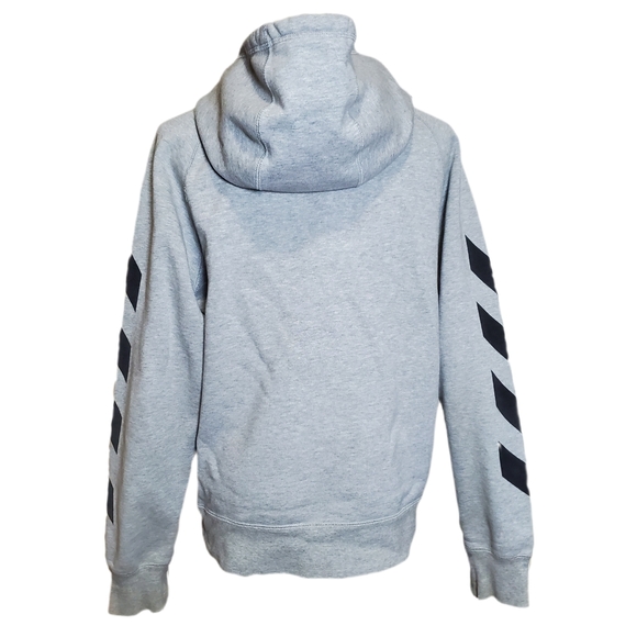 Nike Men's Gray Hoodie with Black Logo - Picture 3 of 6